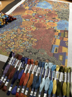 Bild im Stil von Klimt