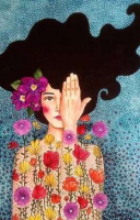 Bild im Stil von Klimt