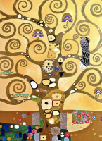 Bild im Stil von Klimt